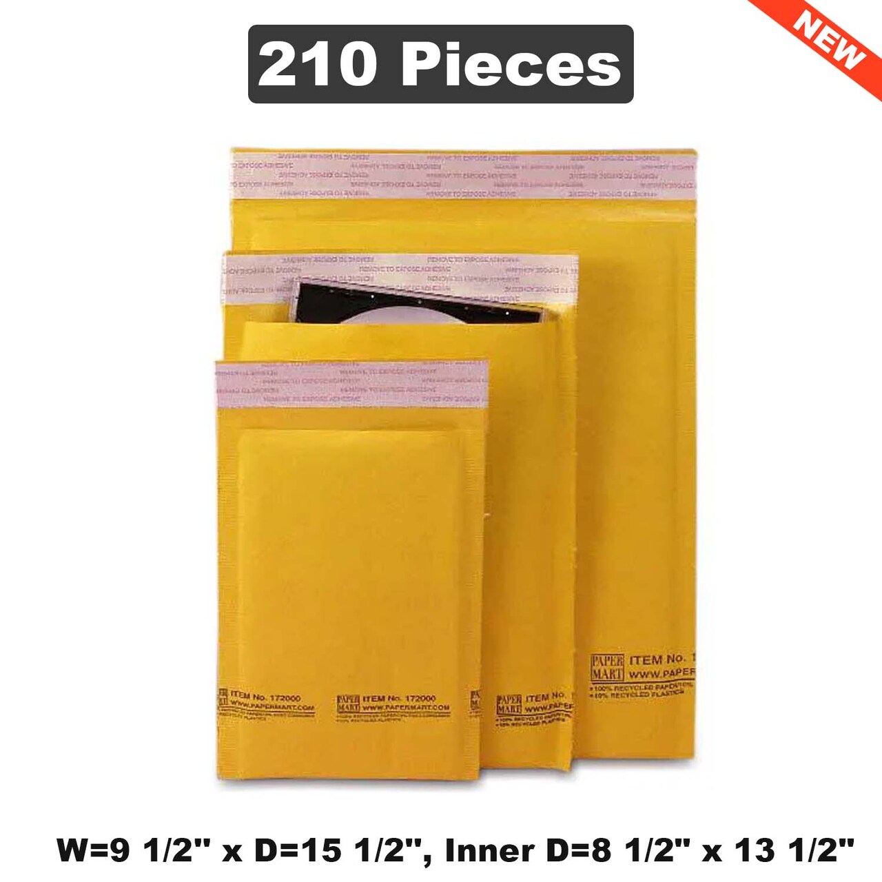 Versatile Shipping & Packing Boxes 9 1/2"x15 1/2" & 8 1/2" x13 1/2" Secure Packaging